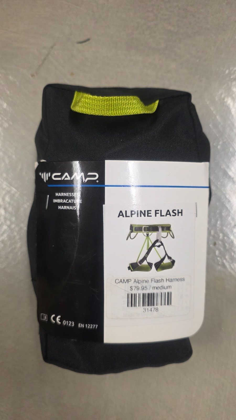 CAMP Alpine Flash Climbing Harness - medium - new