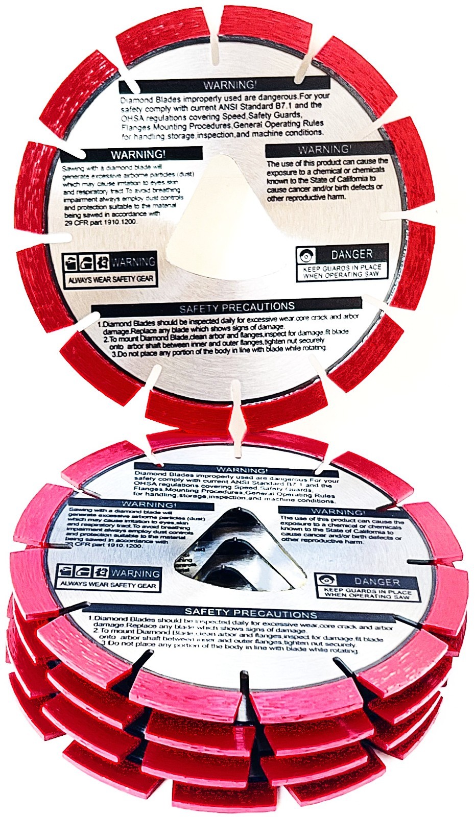 6'' XL6-3000 Husqvarna Soff-Cut 542777007 RED Diamond Blade early entry 5pk