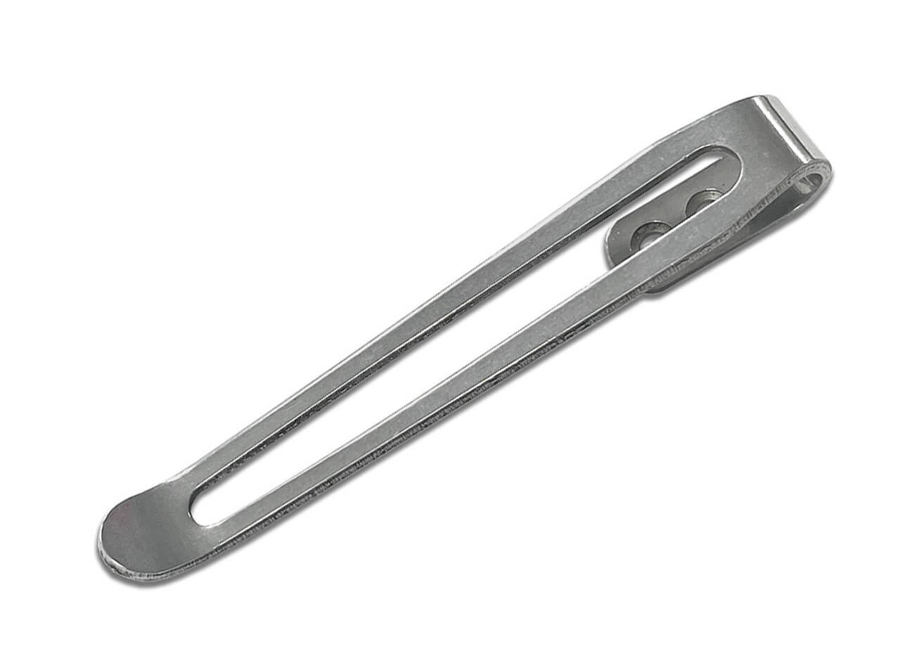 Pocket Clip Silver BOKER PLUS Kwaiken Air Spare Part Steel no screws - 09BO708