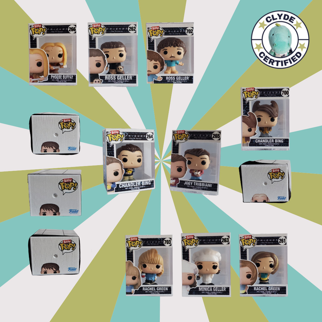YOU CHOOSE: Bitty Pop: Friends 700, 702, 703, 262, 264 + 265, 261, 266, 705, 701