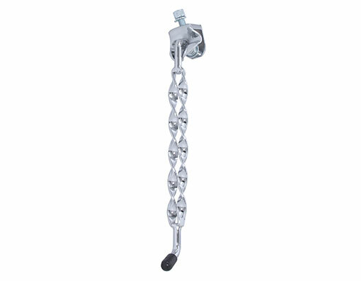 NEW! DOUBLE FLAT TWISTED KICKSTAND CENTER 10-1/2 CHROME.