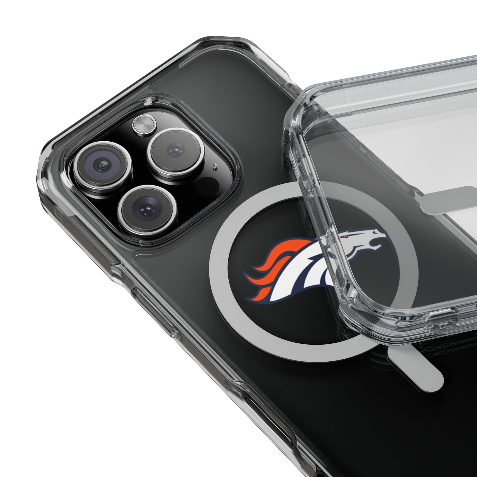 Denver Broncos Logo Phone Case | Clear Magnetic Case