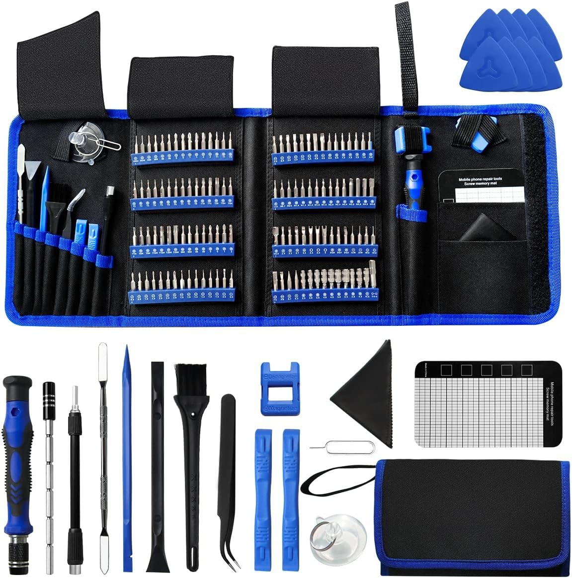 142 IN 1 Professional Computer Repair Tool Kit, Precision Screwdriver Set with 1