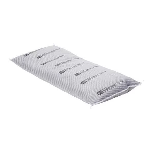 Pig Sorbent Pillow, 14 gal, 8 in x 20 in, , Gray, 14 PK PIL205 Pig PIL205 8 in x