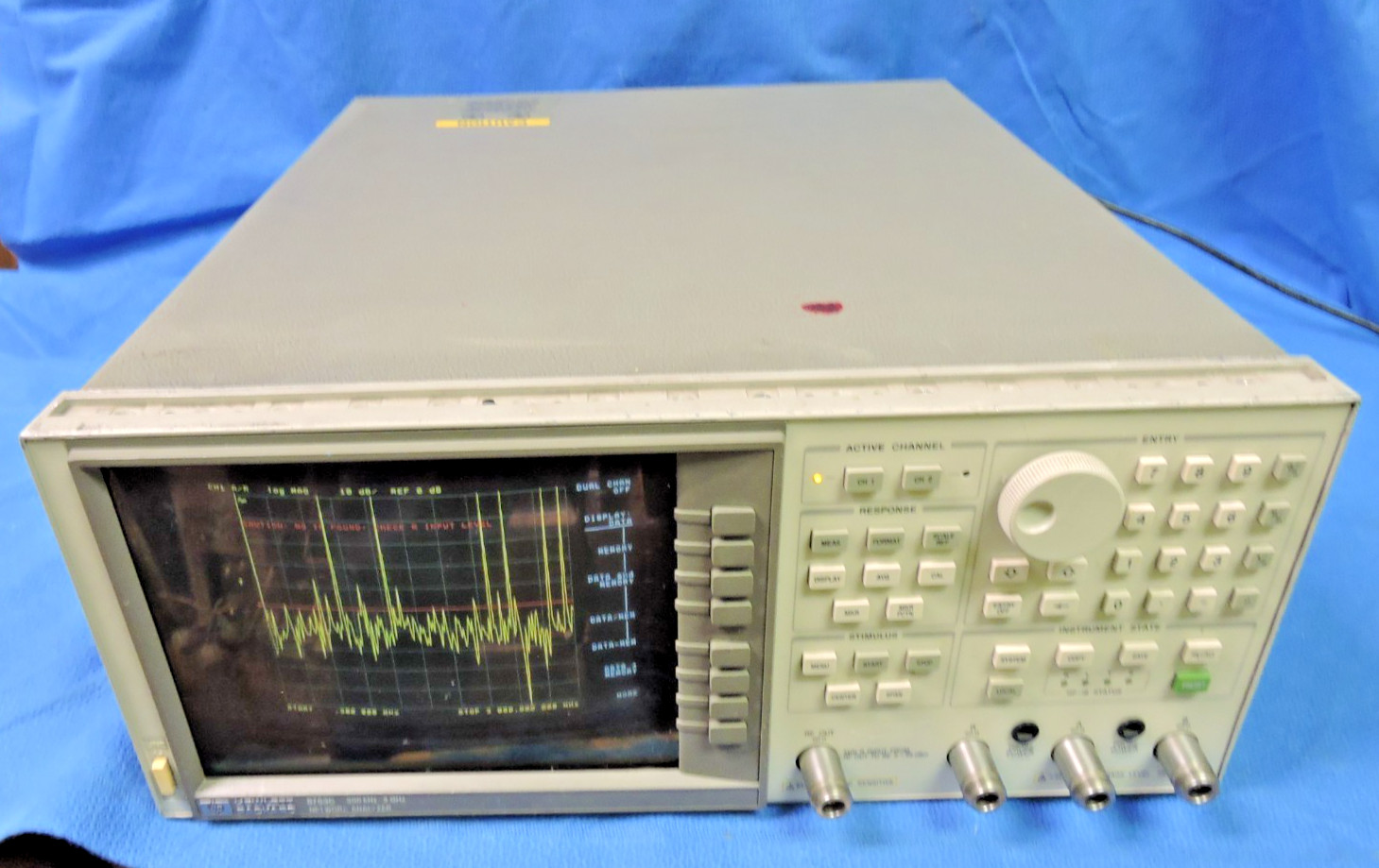 HP Agilent 8753C Network Analyzer 300kHz-3GHz / Softkeys Not Responding Repair