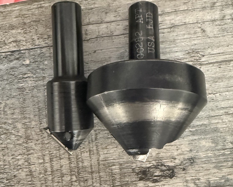 APT CC182 - CC182, 82°and APT CC282 - CC282, 82° Insert Countersink/Champfer