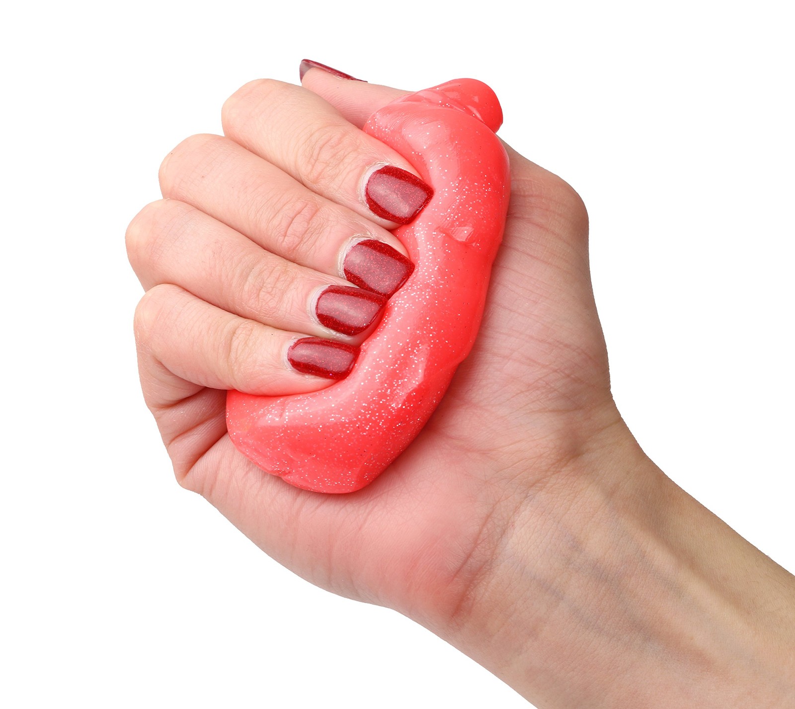 CanDo Sparkle Theraputty 1lb Red Soft - Hand Therapy Exercise Putty