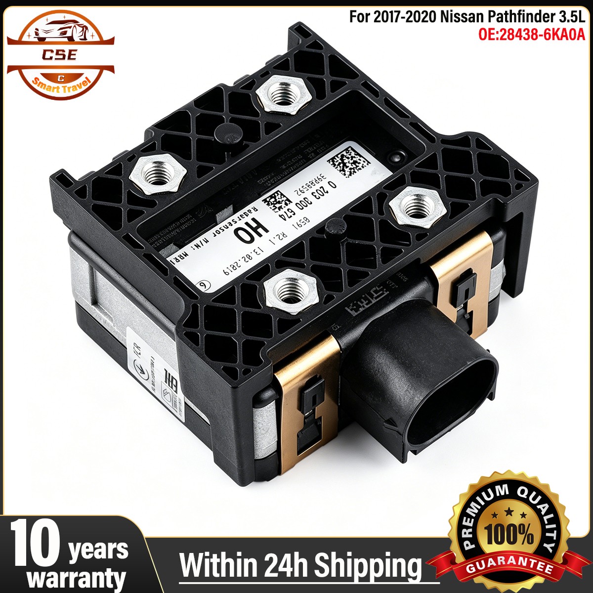 Distance Cruise Control Sensor For 2017-2020 Pathfinder 3.5L New 28438-6KA0A