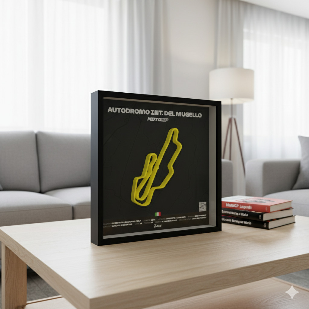 Mugello Circuit MotoGP Shadow Box