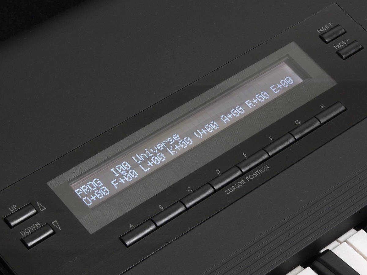 Korg M1 LCD Replacement High Brightness Black Negative LED Display Module
