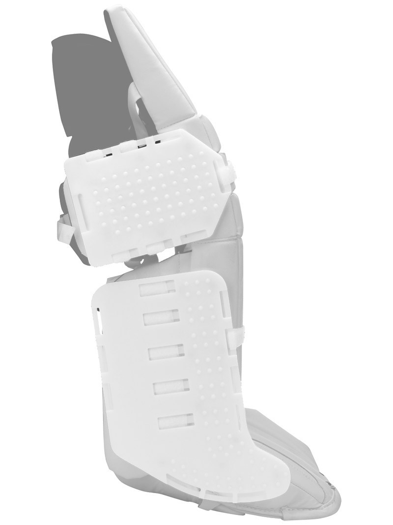 Rollerfly Goalie Slide Plates WHITE, Brand New, SHIPS TO EUROPE