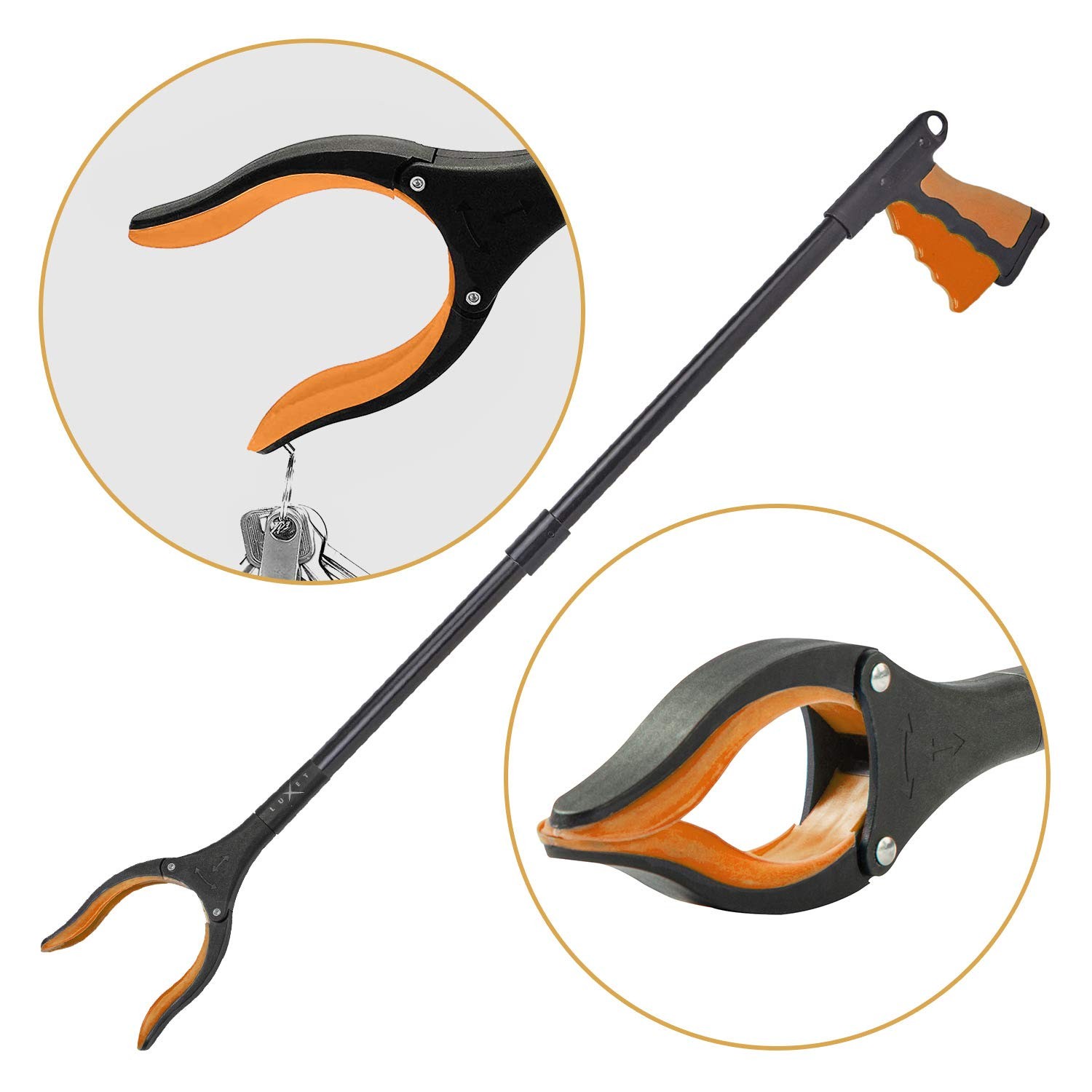 Grabber Reacher Tool - 2 Pack - Latest Version Long 32 Inch Foldable Pick Up ...