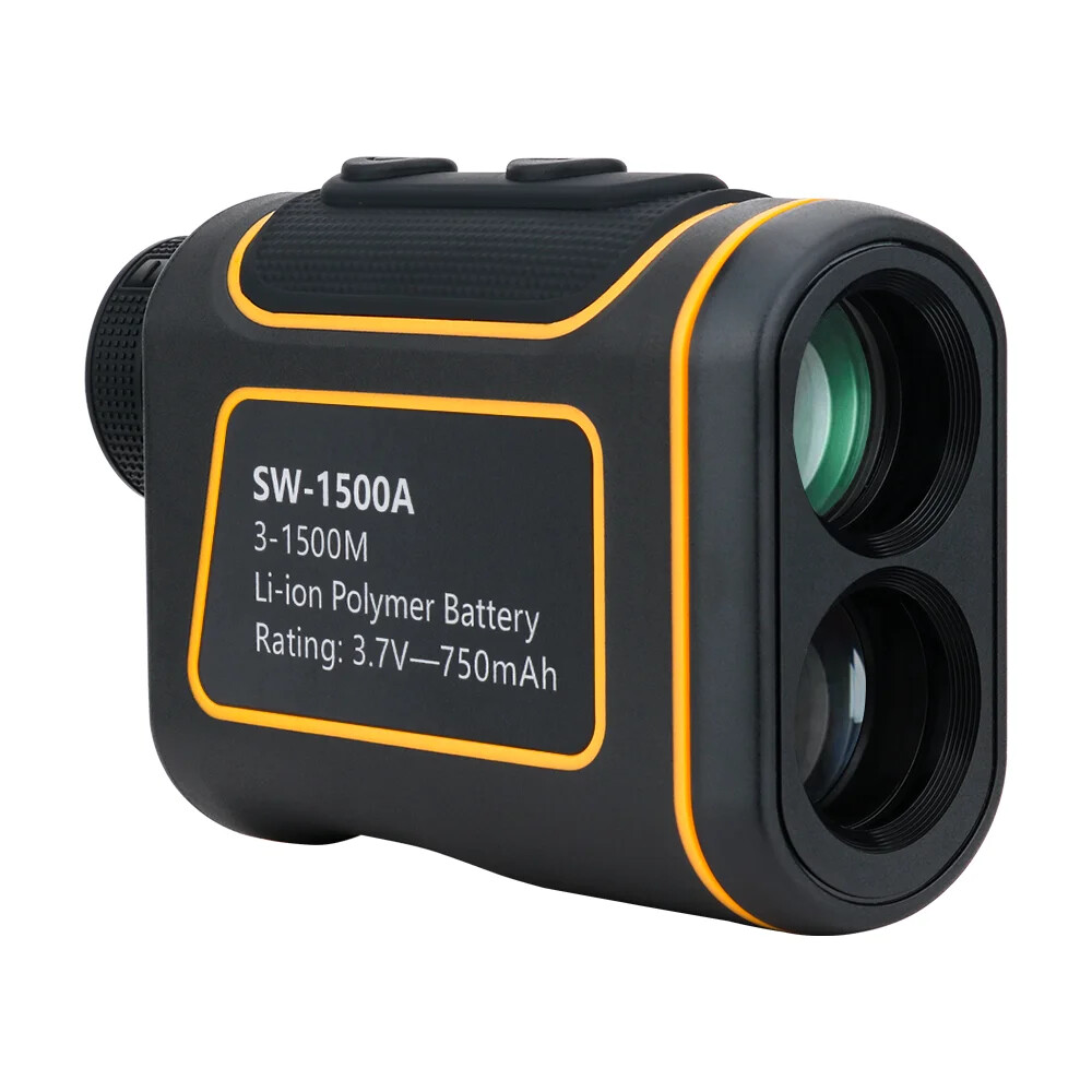 Telescope Laser Rangefinder 1500m Laser Distance Meter Golf Hunting Tape Measure
