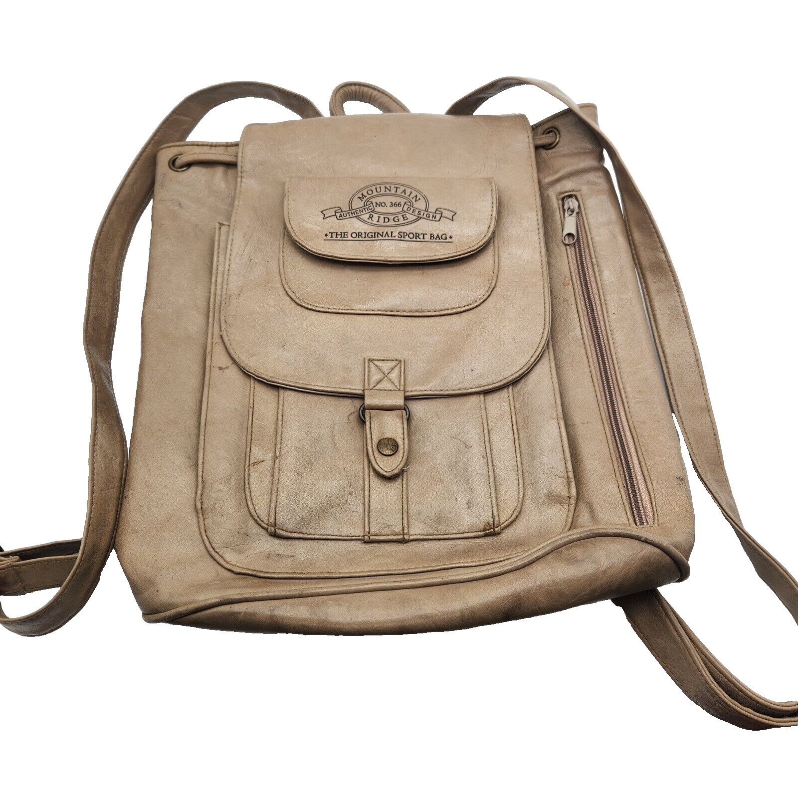 Mountain Ridge BackpackThe Original Sport Bag Traveler Hiking Style FN6232WM Tan
