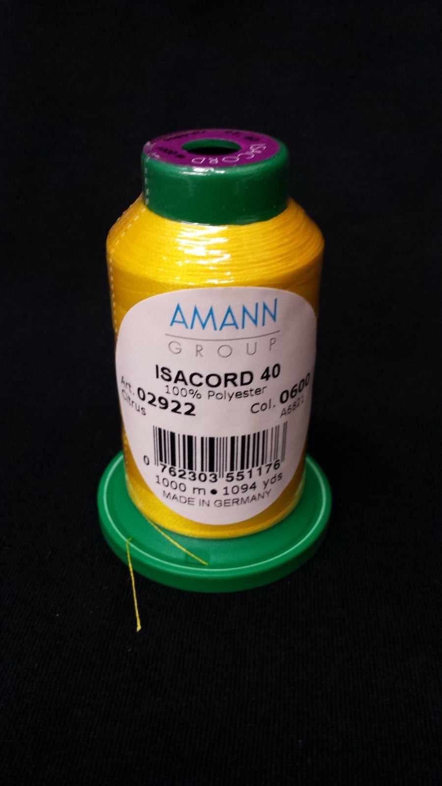 1000m Isacord Embroidery Thread any  COLOR (colors 3951-5515) NEW IN WRAPPER