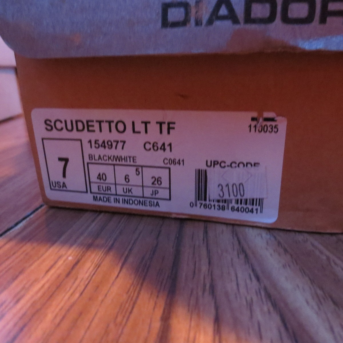 Diadora Scudetto LT TF Women 7 EUR 40 Indoor Soccer Cleats