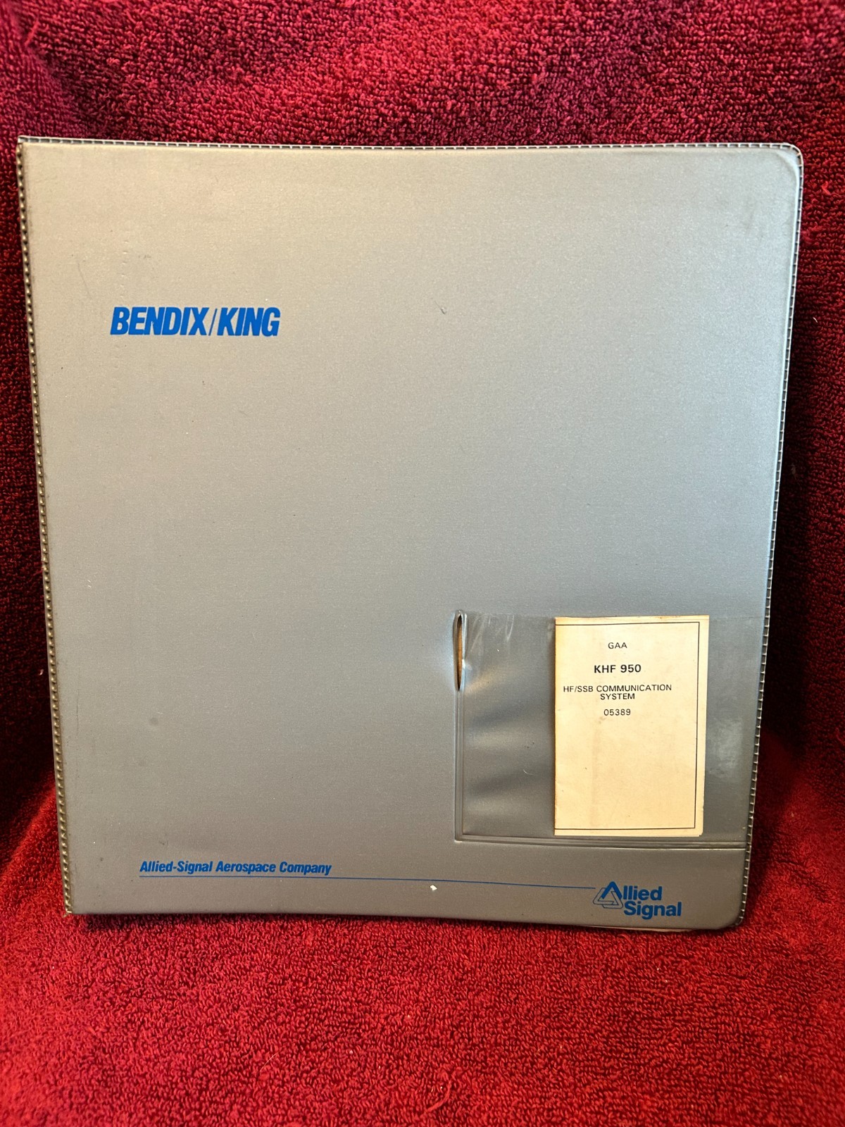 BENDIX/KING KHF 950 SYSTEM MAINTENANCE MANUAL NO 006-05389-0000 ALLIED SIGNAL