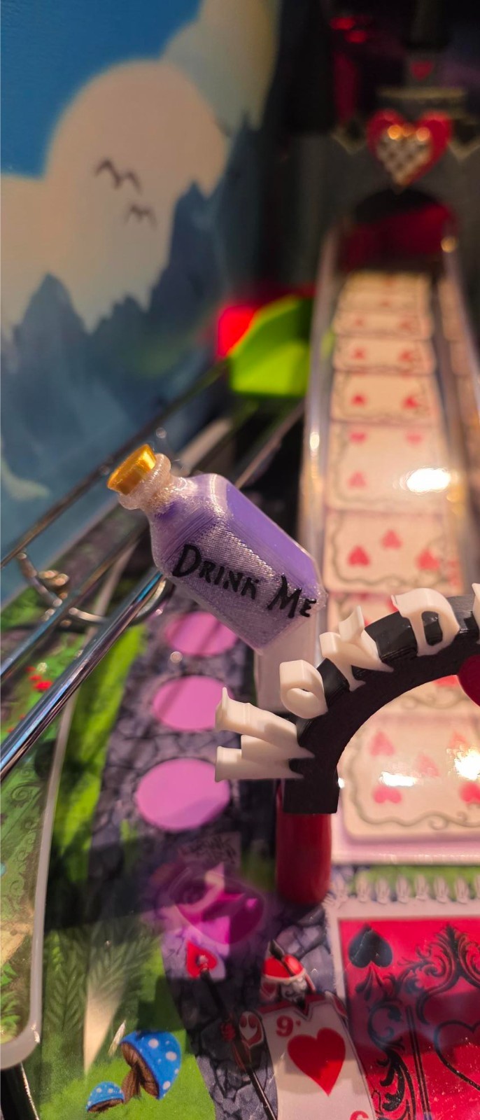 Drink Me Potion Bottle - Alice Goes To Wonderland Pinball Cabinet Addition