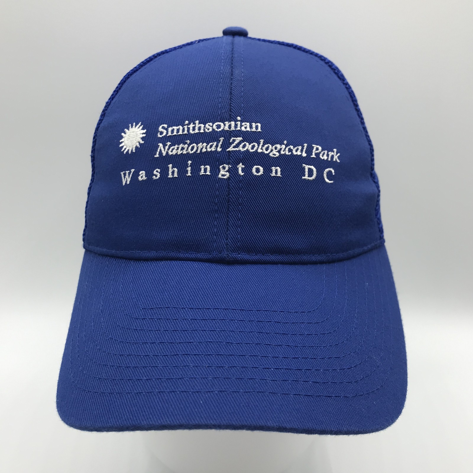 Youth's Blue Mesh Back Baseball Cap Hat Smithsonian National Zoological Park