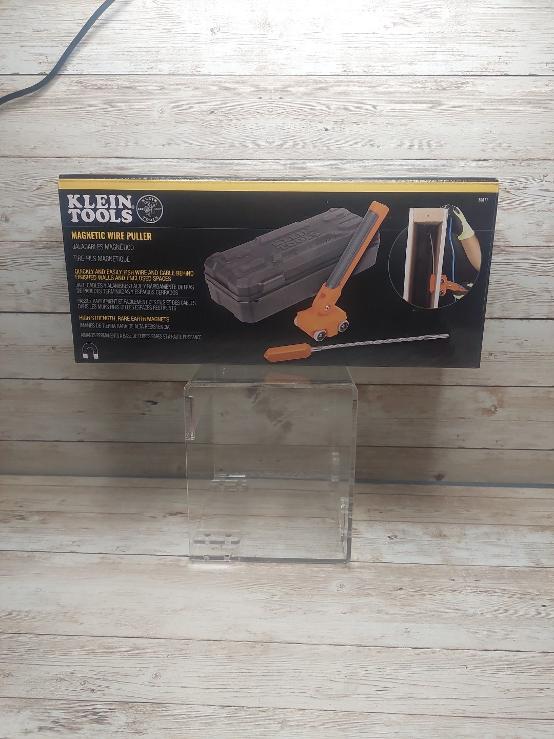 Klein Tools Magnetic Wire Puller - Black/Orange (50611)