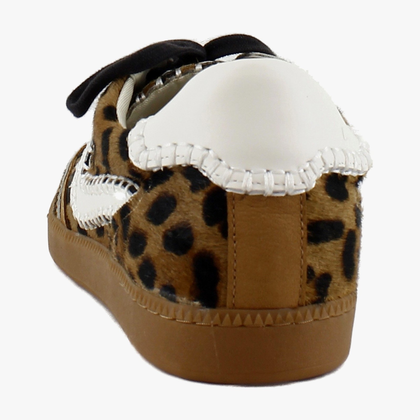 Dolce Vita Notice Stitch Women's Fashion Sneakers Dark Leopard Calf Hair