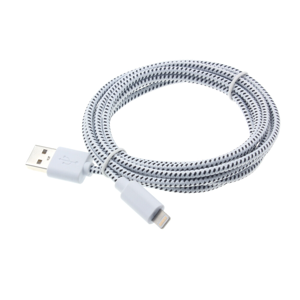 For iPhone SE 2022 2020 6FT LONG USB CABLE FAST CHARGER CORD POWER WIRE BRAIDED