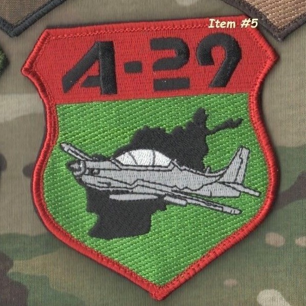 AFGHAN AAF A-29 SUPER TUCANO LIGHT ATTACK AIRCRAFT PILOT velkrö INSIGNIA PATCH