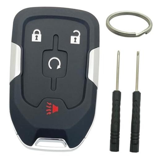 Smart Key Fob Shell Case Replacement Fits for GMC Acadia Terrain 4 Buttons A