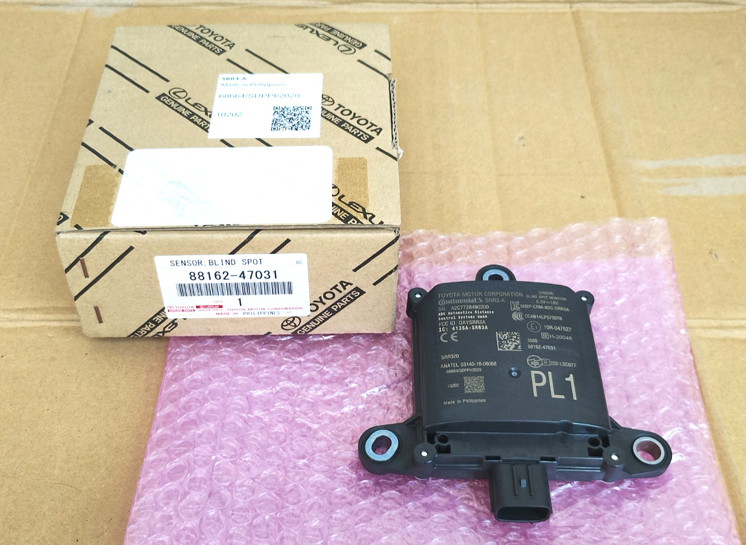 Toyota Prius Genuine Radar Sensor Blind Spot Distance Module 88162-47031 OEM
