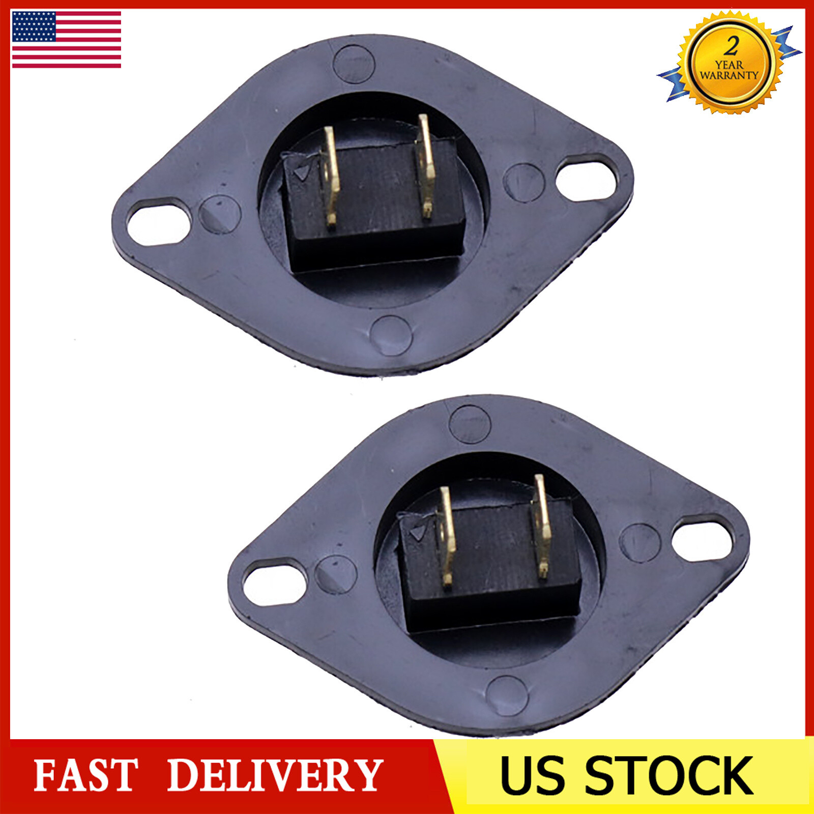 2 pack DC32-00007A Dryer Thermistor for Samsung PS4204984, AP4201716, 2068429