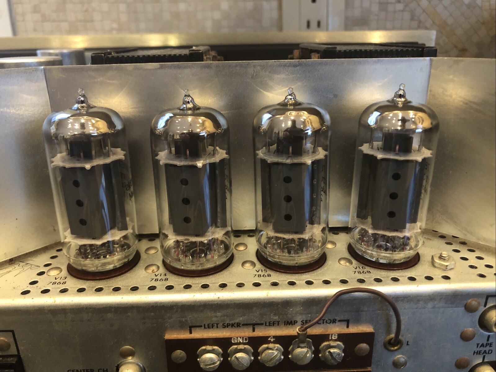FISHER 400 FM Multiplex Tube Receiver Amplifier Perfect Working Condition #37648