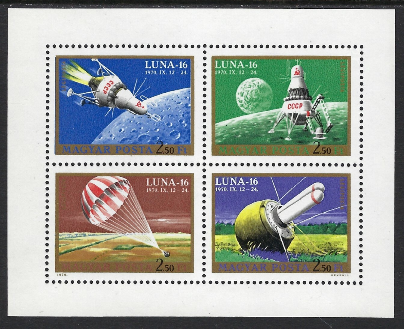 Hungary - Very Nice MNH Souvenir Sheet 1971 Scott  C 310................22L-105