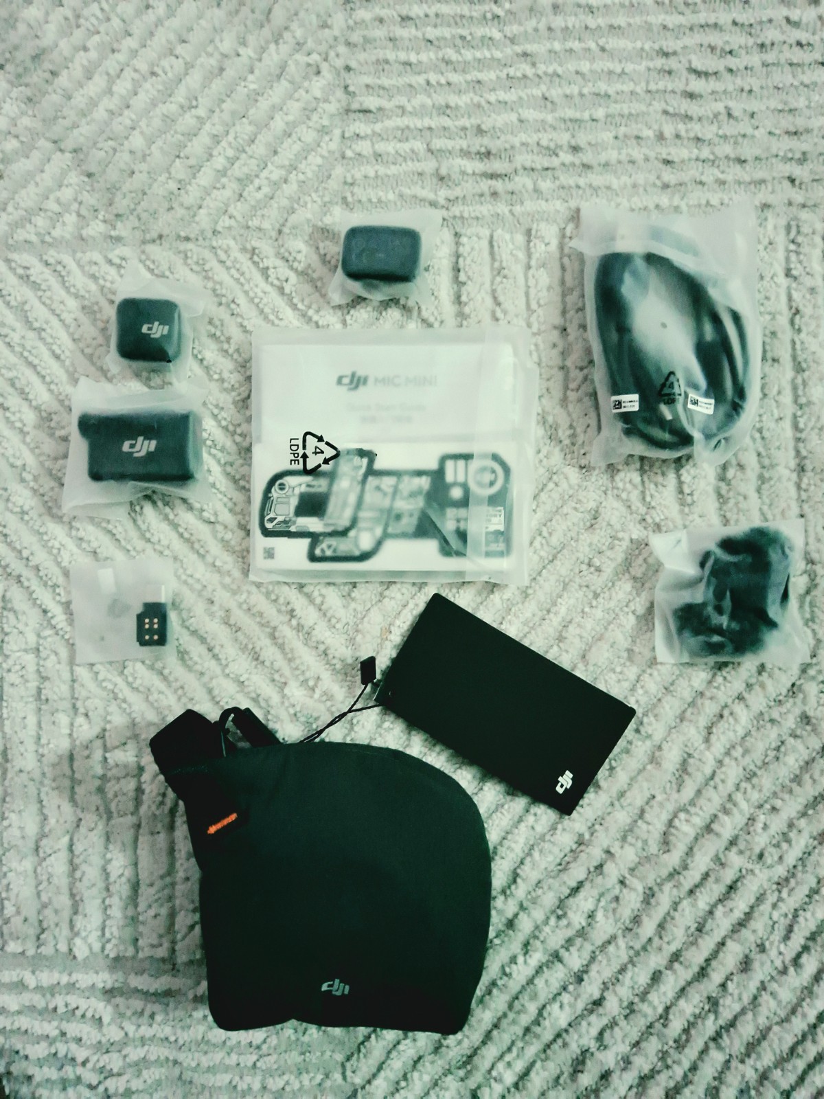 DJI Mic Mini (1 Transmitter + 1 Receiver) Brand New, unused.