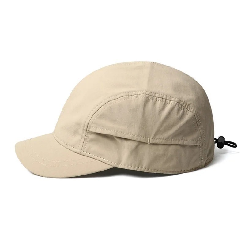 Lightweight Quick-dry Baseball Cap Short Brim Adjustable Sun Protection Hat