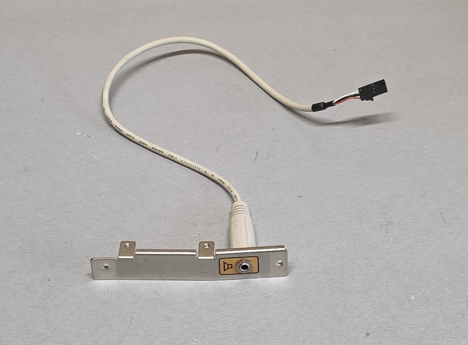 PC Internal Bracket 3.5mm Audio Jack to Motherboard Cable Header Adapter