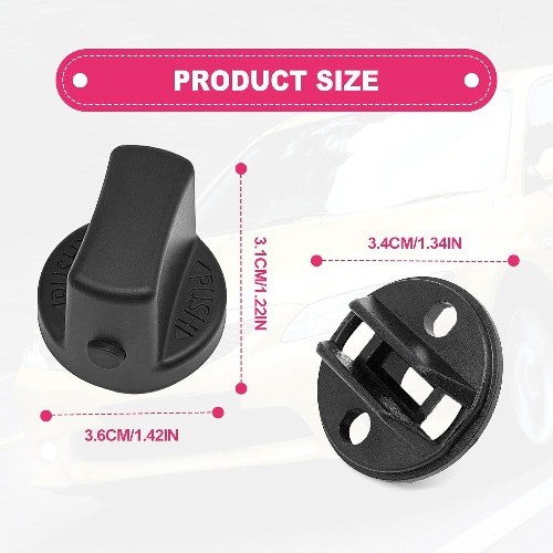 Ignition Key Knob Push Turn Switch & Insert Set Compatible with Lancer 2008-2017