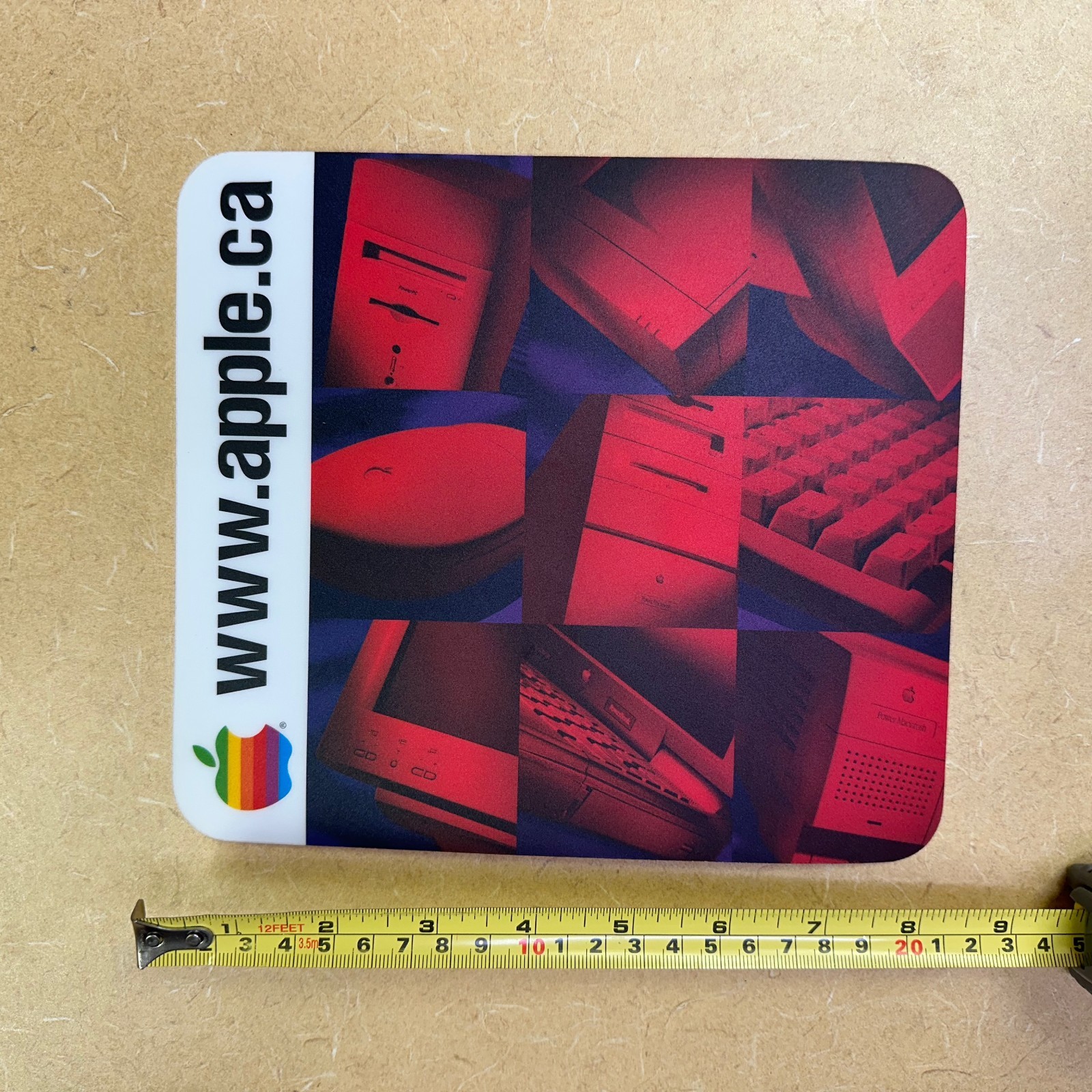 COMPLETE yr Macintosh Apple II set *** Apple Canada Mouse Pad *** VINTAGE Rare