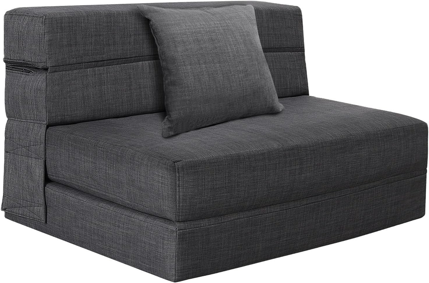 Fold Sofa Bed Couch Twin Size with Pillow Memory Fo Convertible Sleeper