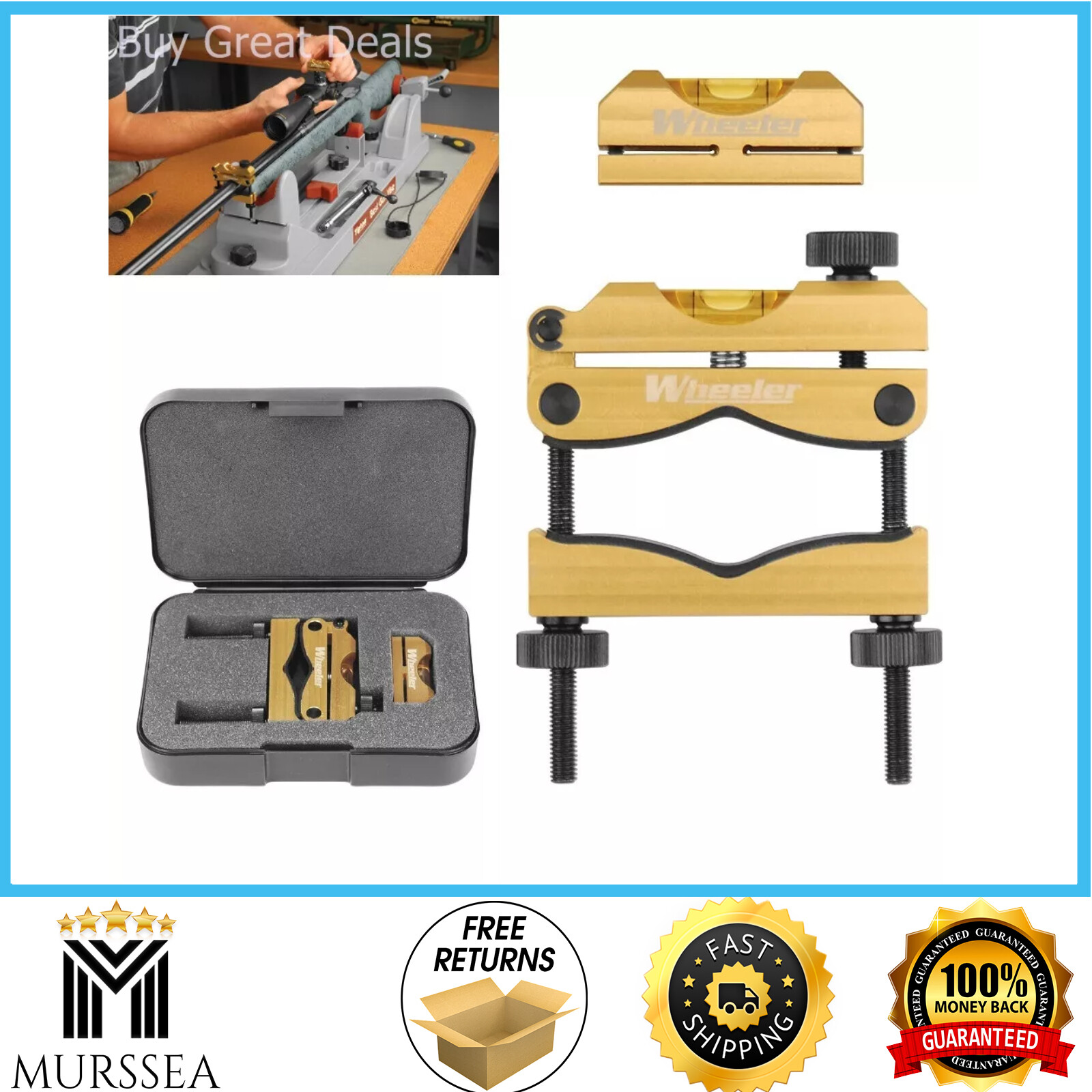 Reticle Alignment Leveling Tool Kit Gun Rifle Scope Wheeler Pro Repair Gunsmith