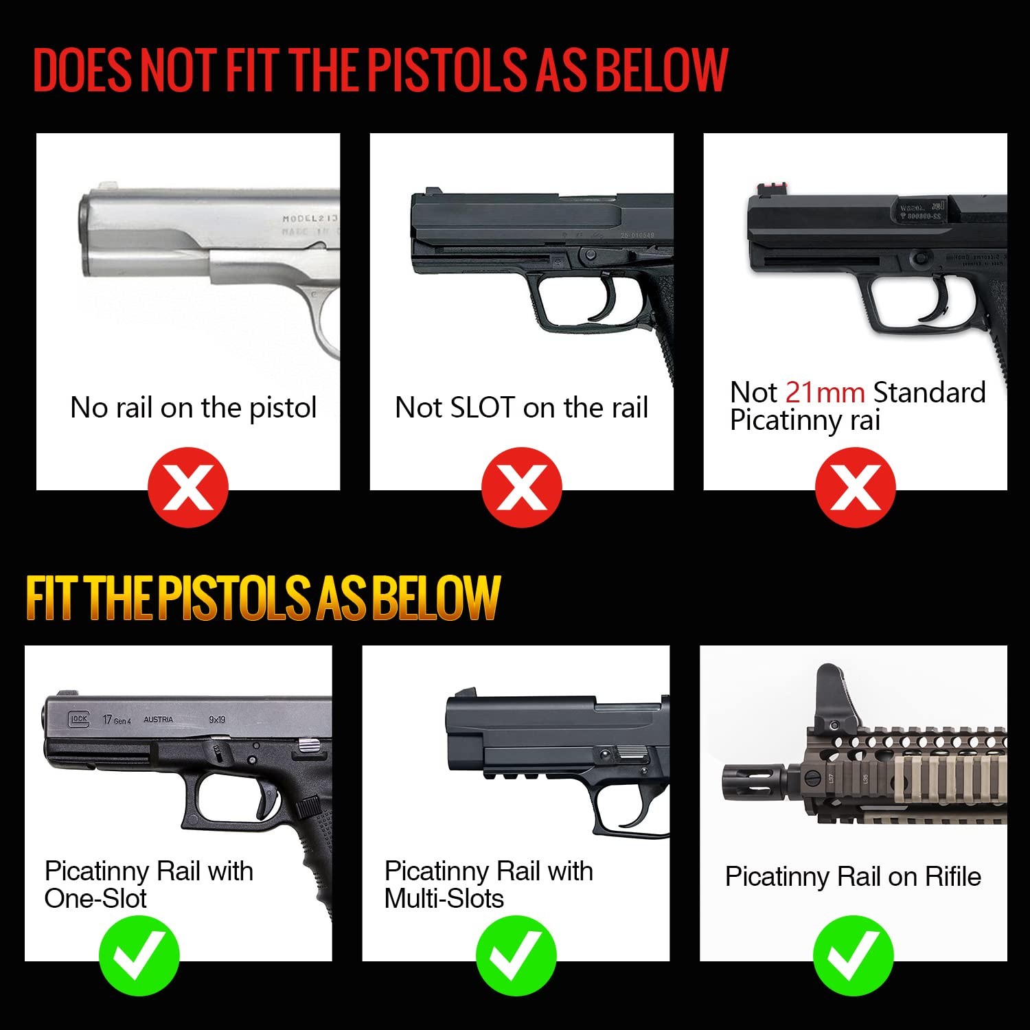 DEFENTAC 800 Lumens Pistol Laser Light Combo with Strobe/Momentary