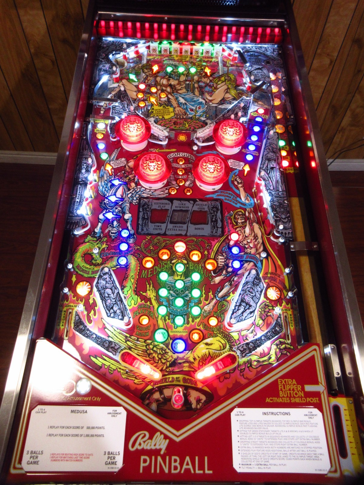 Bally 🐍 MEDUSA 🐍 Pinball Machine 👀 FULLY RESTORED 👀