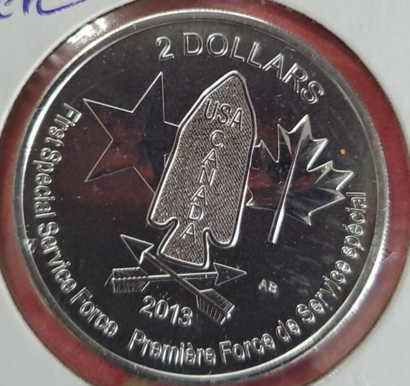 2013 Canada/USA 3/4 oz .999 Fine Silver BU $2 Gem Coin Royal Canadian Mint!!