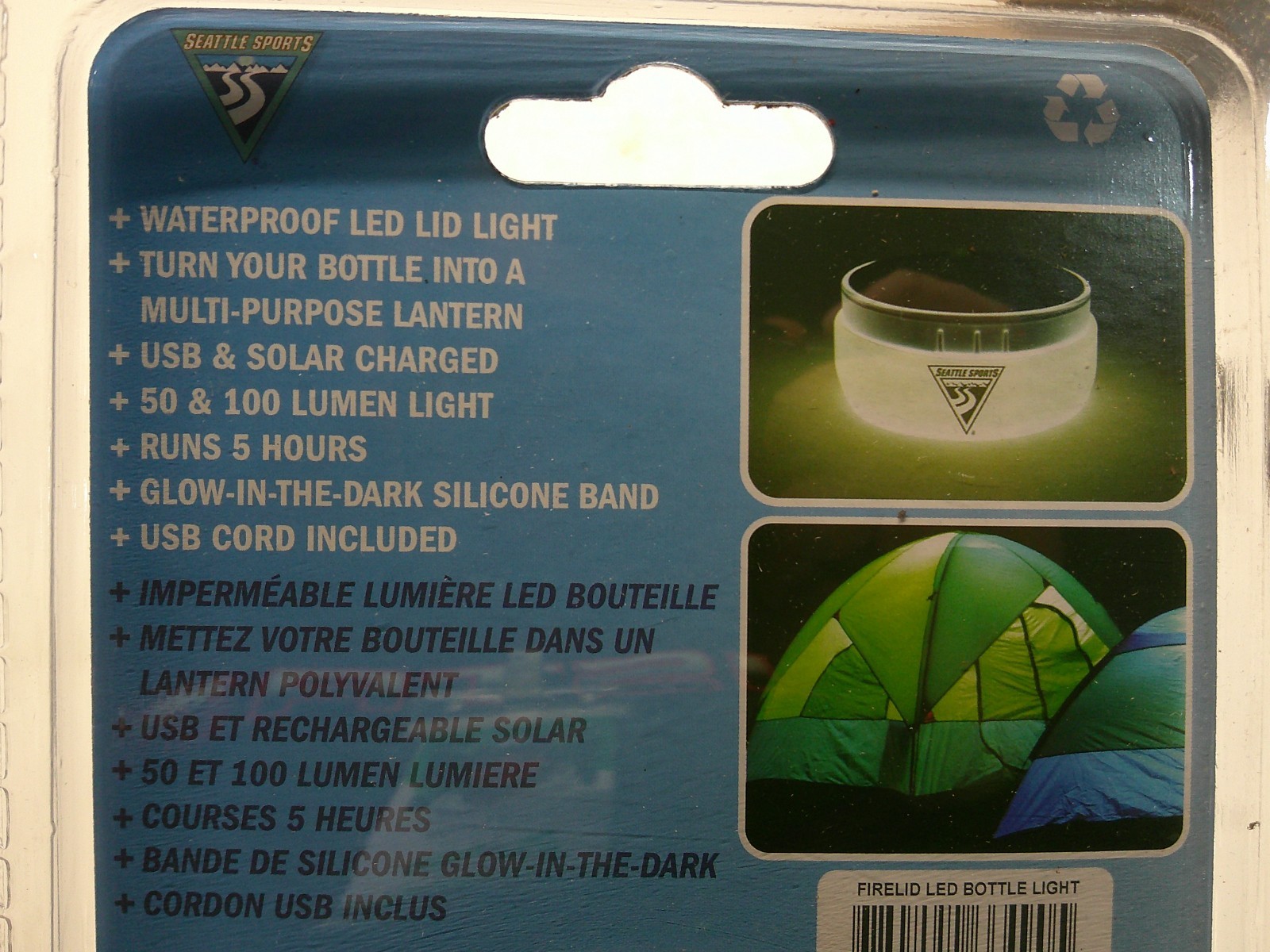 FireLid LED Bottle Light