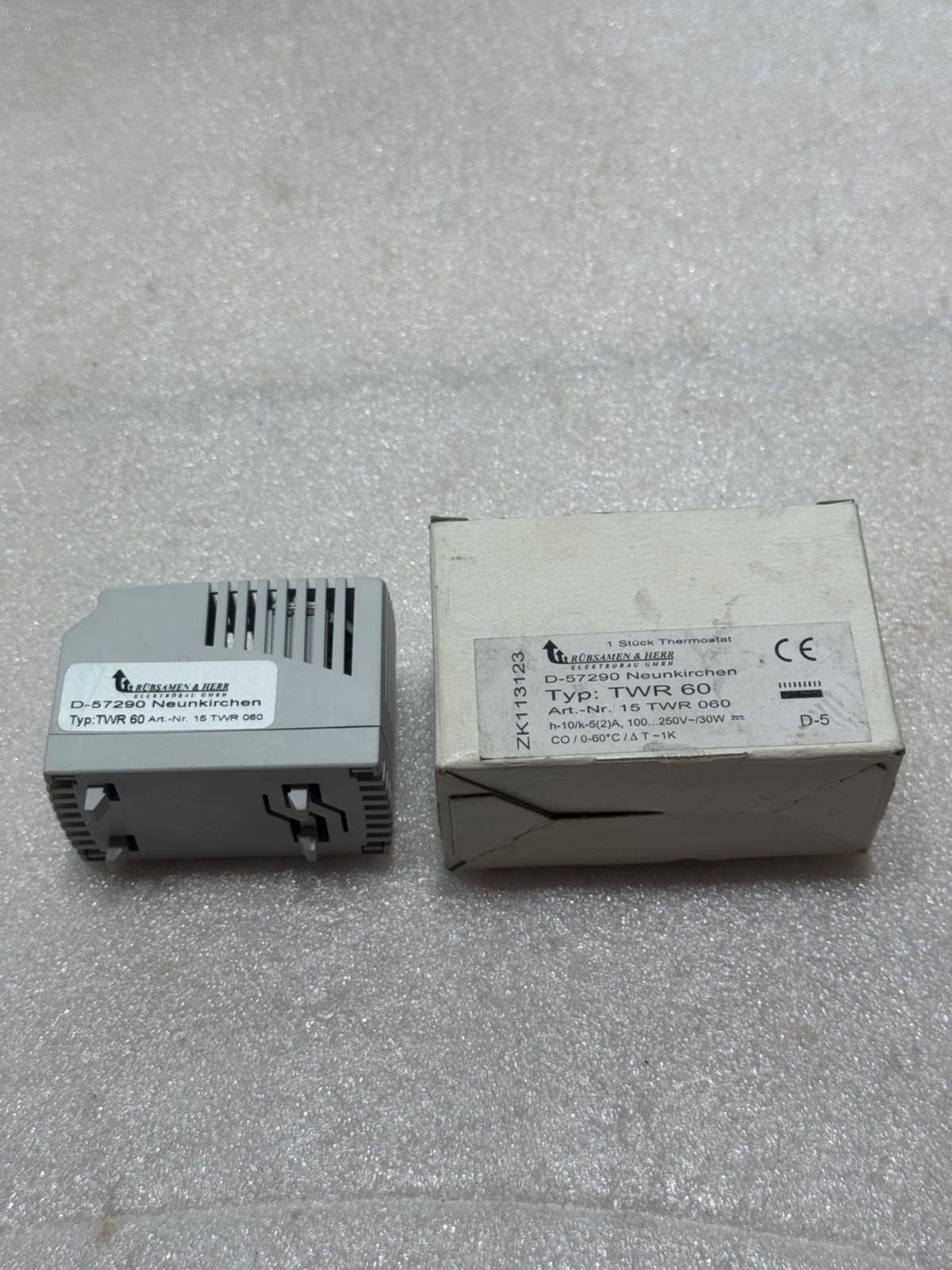 TWR 60 Thermostat Temperature Controller