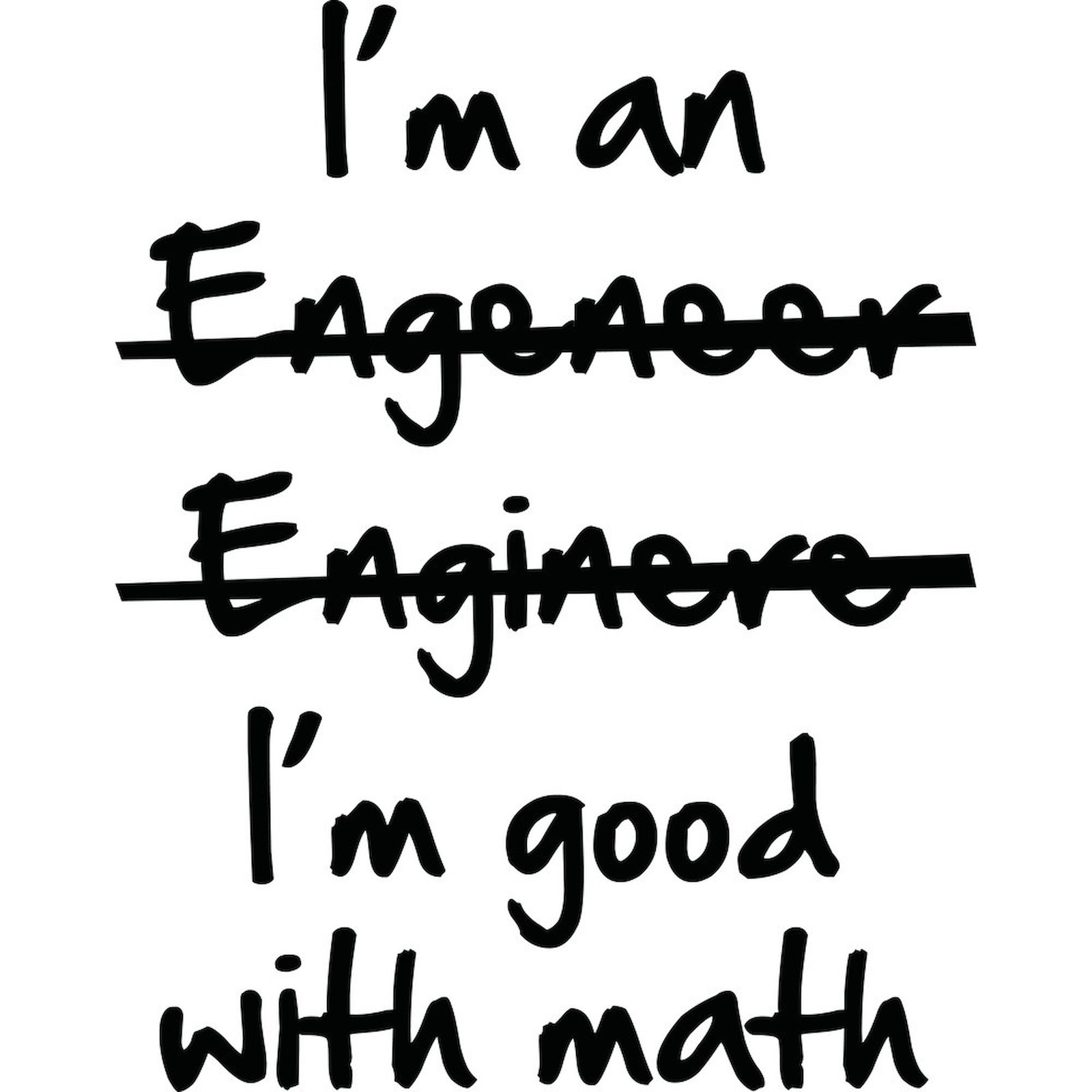 CafePress I'm Good With Math Mousepad (1435299201)