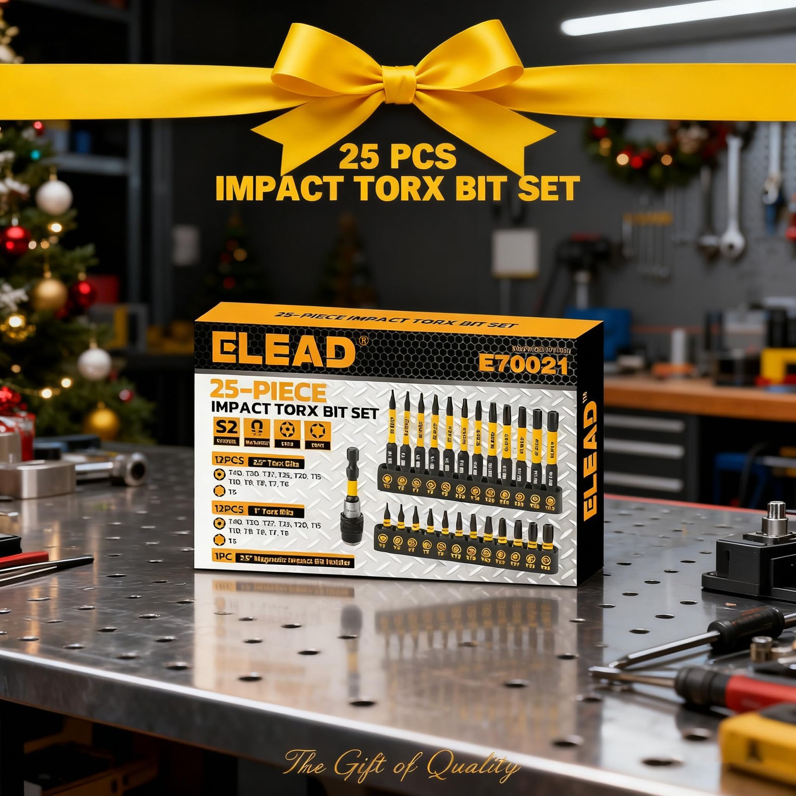 Tamper Proof Torx Bit Set: 25 Pieces T5-T40 Torx Security Bits Set | Torque Star