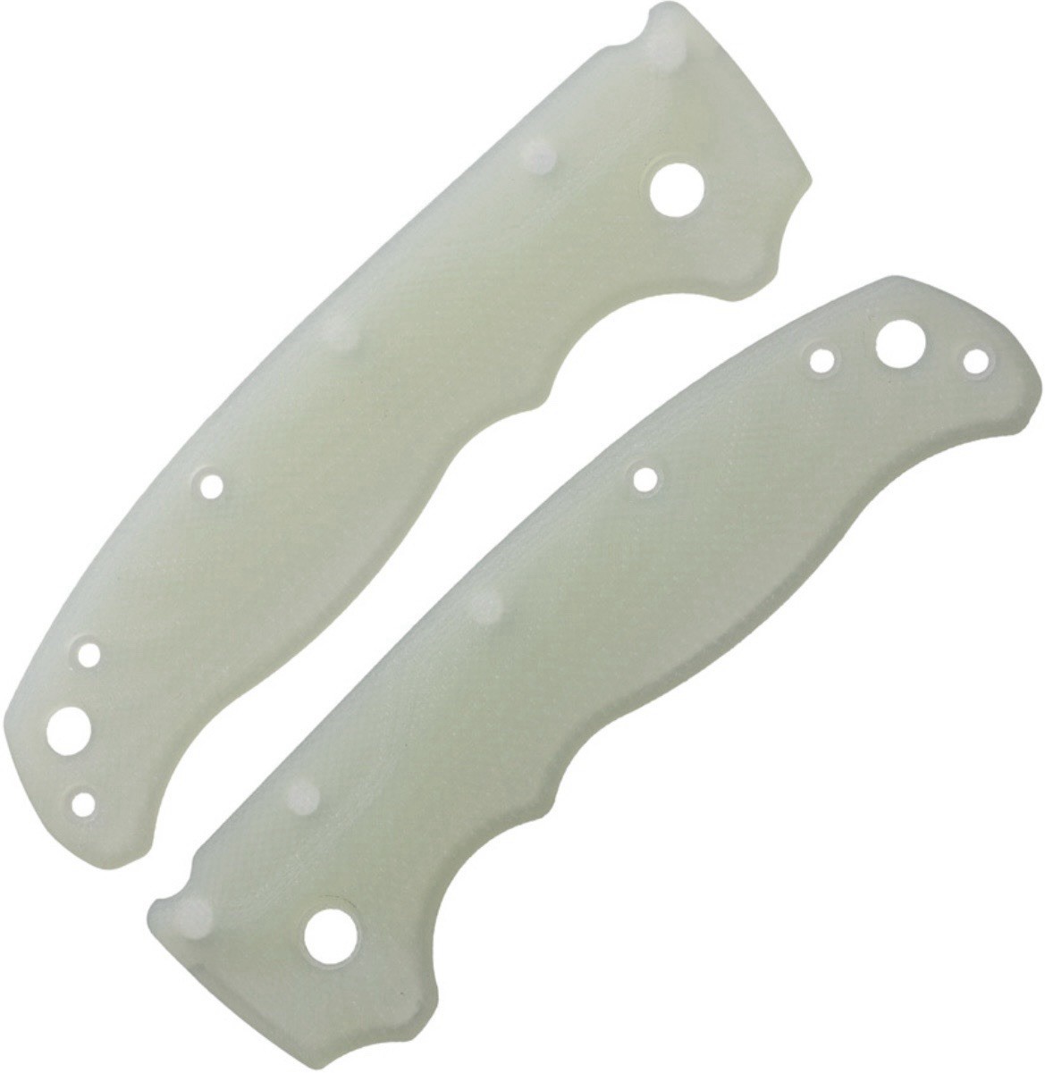 Demko AD20.5 Flytanium Handle Scales - Bandwidth Natural Jade G10 FLY-0844NJ