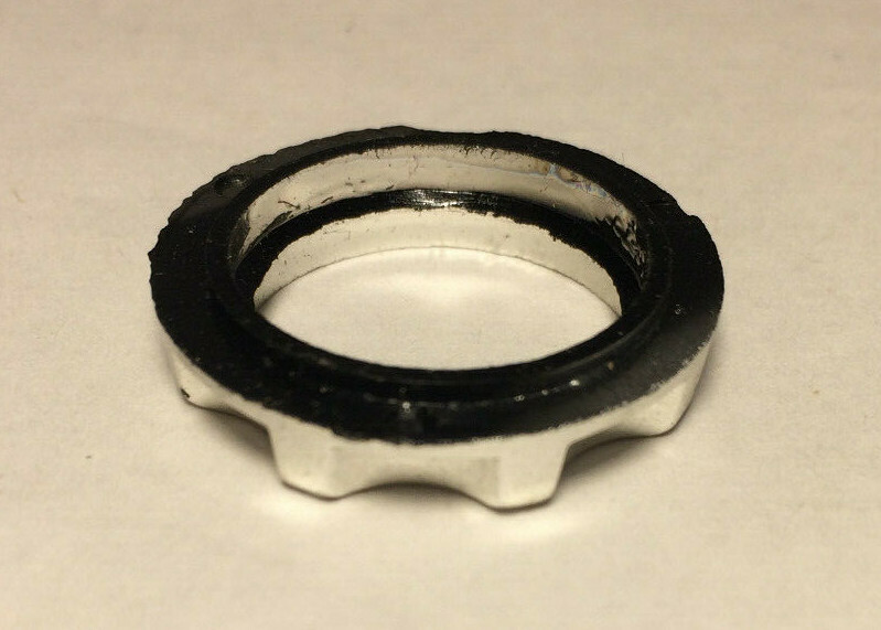 New Chrome Finish Ring For Threaded Candelabra Socket 3/4" I.D. #SR293
