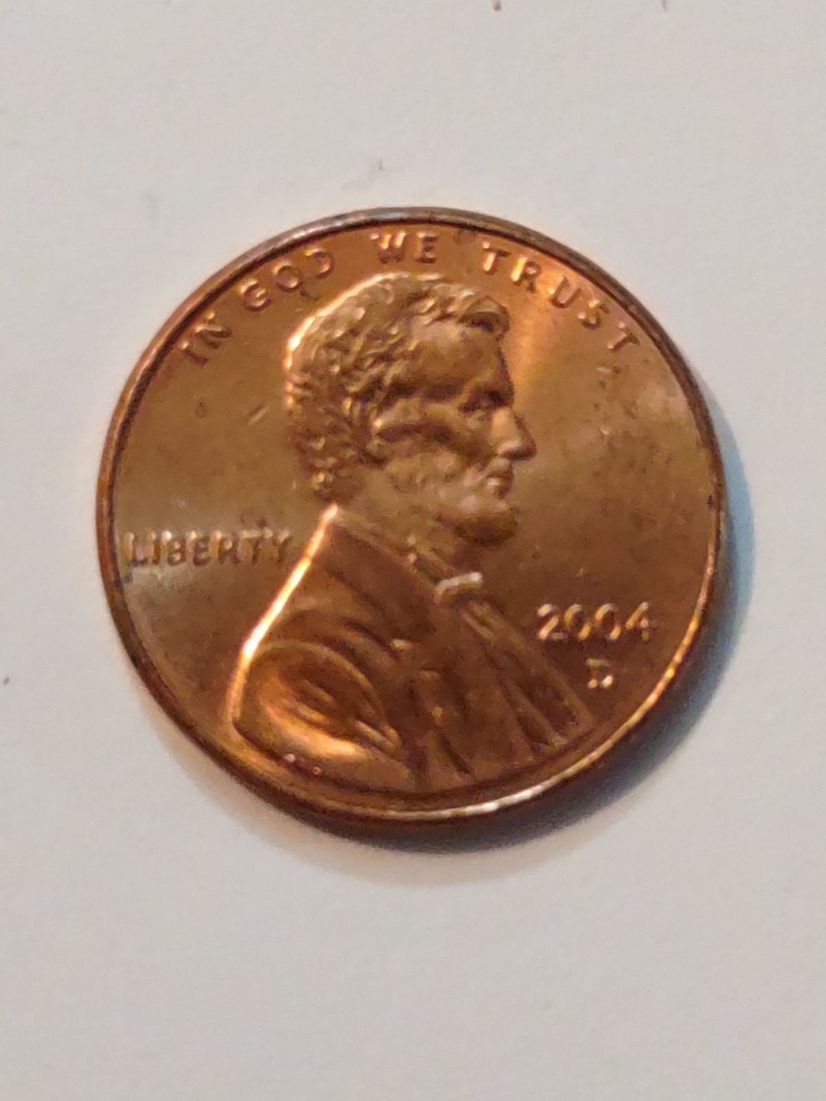 2004D Penny Lightly Circulated Ungraded