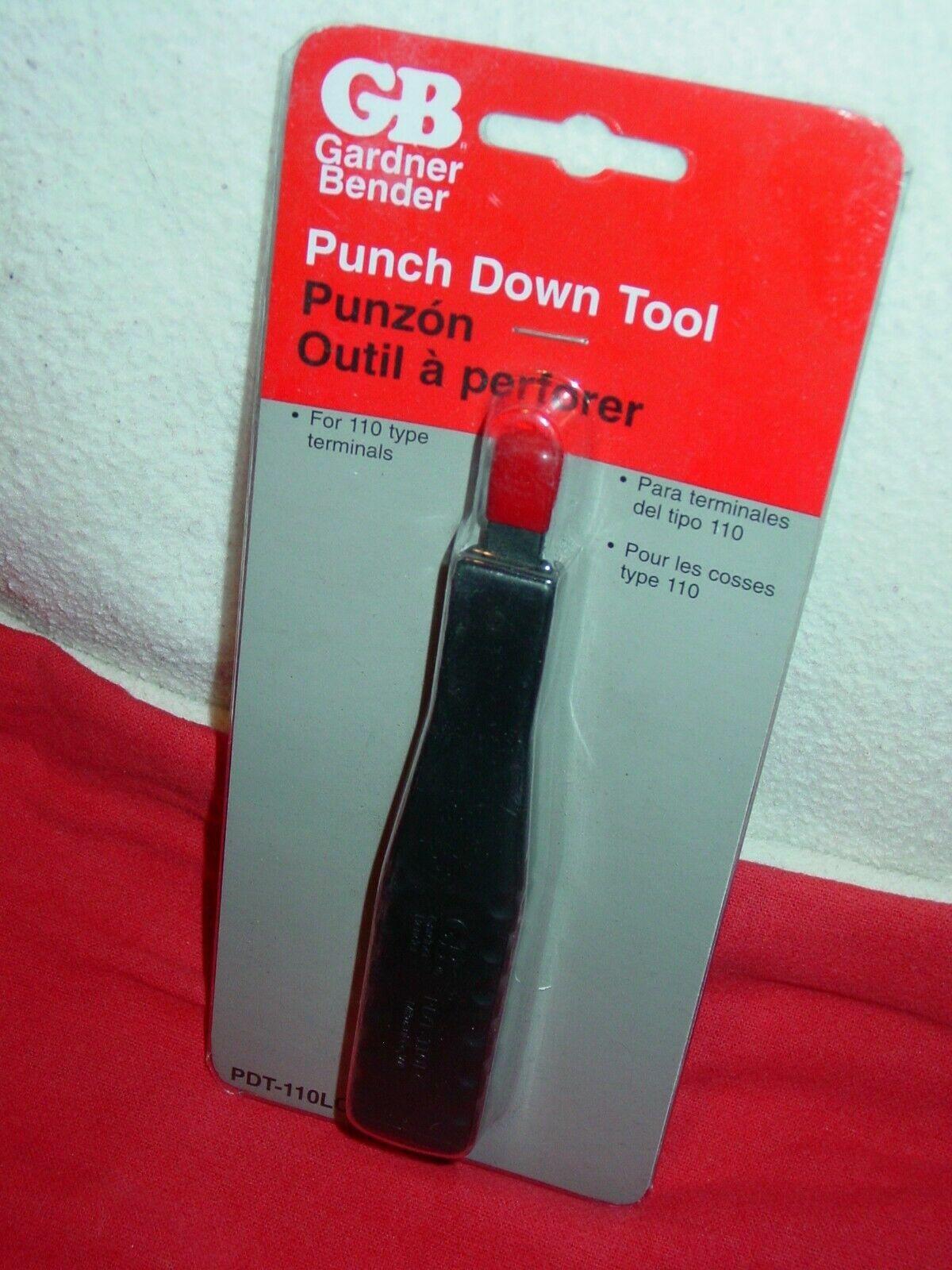 2 Gardner Bender 110 Terminal Punch Down Tool PDT-110LC Terminates CAT Wires